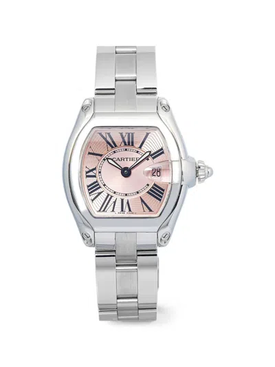 Pre-owned Cartier Roadster Ladies 30mm Watch In Pink