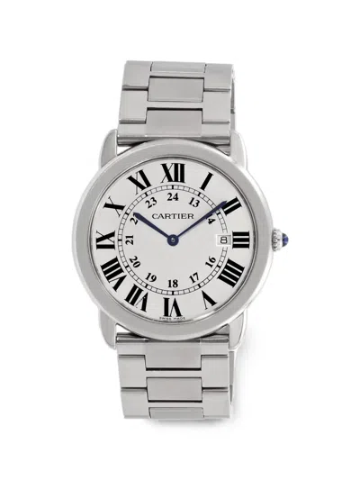 Cartier Ronde Solo 36mm Watch In Silver