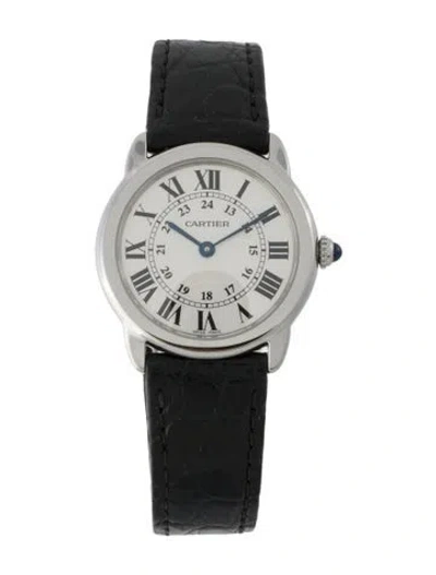 Pre-owned Cartier Ronde Solo De  Watch In Multi
