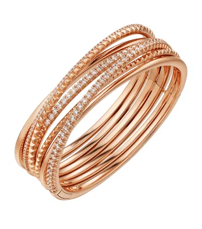 Cartier Rose Gold And Diamond Étincelle De  Bangle