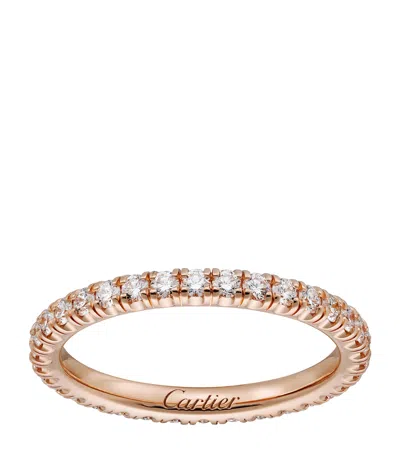 Cartier Rose Gold And Diamond Étincelle De  Wedding Band
