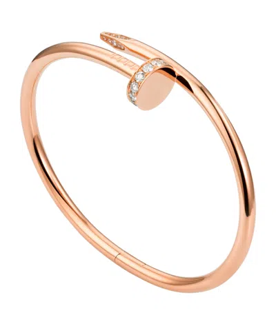 Cartier Rose Gold And Diamond Juste Un Clou Bracelet