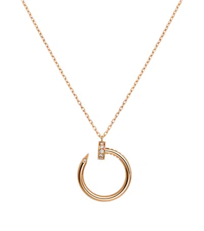 Cartier Rose Gold And Diamond Juste Un Clou Necklace