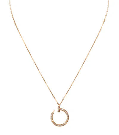 Cartier Rose Gold And Diamond Juste Un Clou Necklace