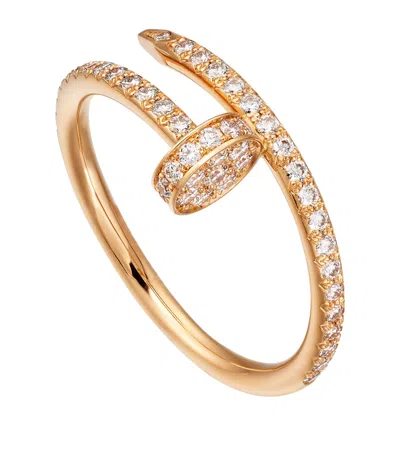 Cartier Rose Gold And Diamond Juste Un Clou Ring
