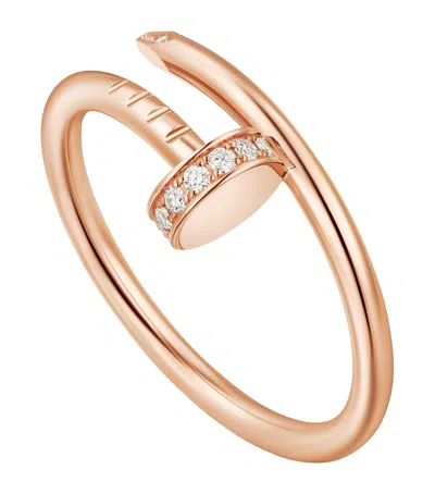 Cartier Rose Gold And Diamond Juste Un Clou Ring