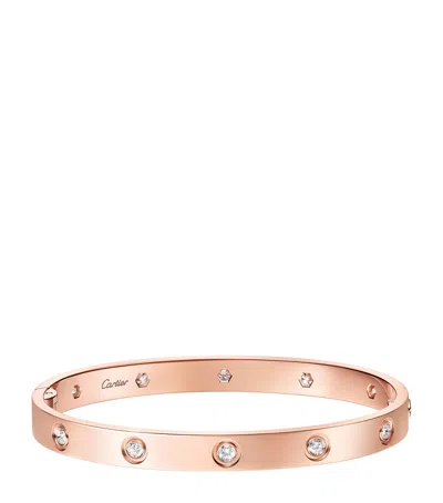 Cartier Rose Gold And Diamond Love Bangle