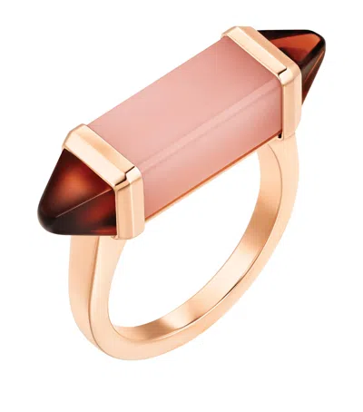 Cartier Rose Gold, Chalcedony And Garnet Les Berlingots De  Ring