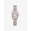Cartier Rose Gold Crw3pn0014 Panthère De  Small 18ct Rose-gold, Steel And Diamond Quartz Watch