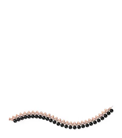 Cartier Rose Gold, Diamond And Onyx Clash De  Bracelet