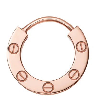 Cartier Rose Gold Love Hoop Earring