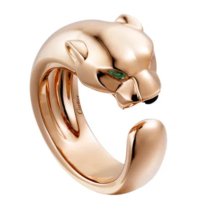 Cartier Rose Gold Panthère De  Ring