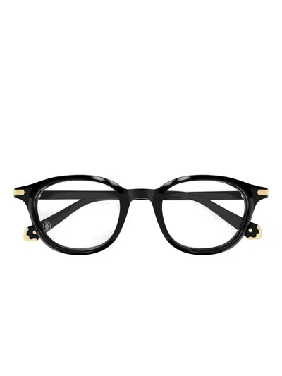 Cartier Brille Mit Rundem Gestell In Multi