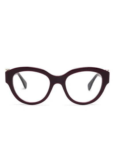 Cartier Round-frame Glasses In Black