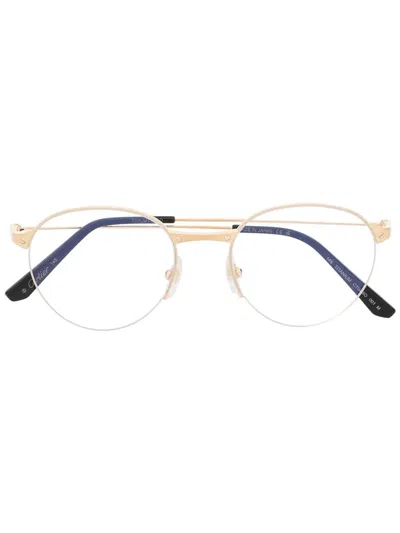 Cartier Round-frame Glasses In Gold