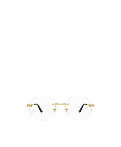 Cartier Round Frame Glasses In Multi
