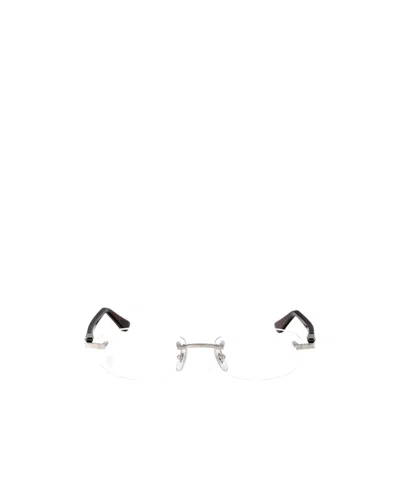 Cartier Round Frame Glasses In White