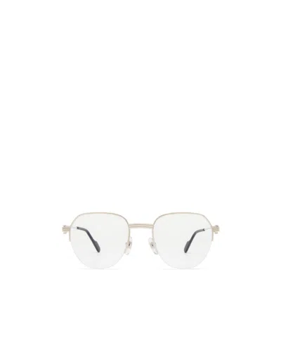 Cartier Round Frame Glasses In White