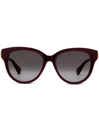 Cartier Round Frame Sunglasses In Rot