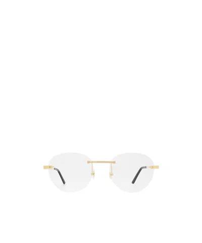 Cartier Round Glasses In White
