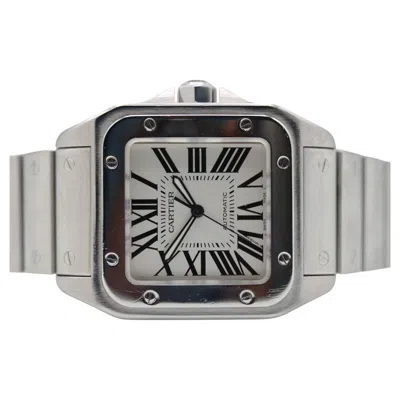 Pre-owned Cartier Santos 100 – Ref. 2878 – Stainless Steel – Automatic – 2006 In Multi