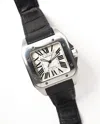 Cartier Santos 100 Xi 41mm Ref 2656 Full Set 2006 Watch In Black