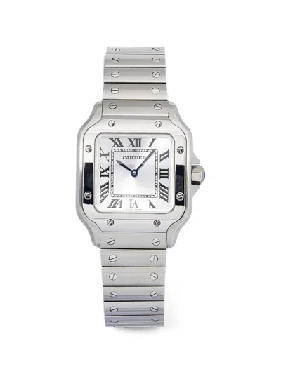 Cartier Santos 35mm Watch In Metallic