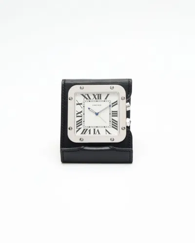 Cartier Santos 53mm Ref 2750 Full Set Travel Alarm Clock