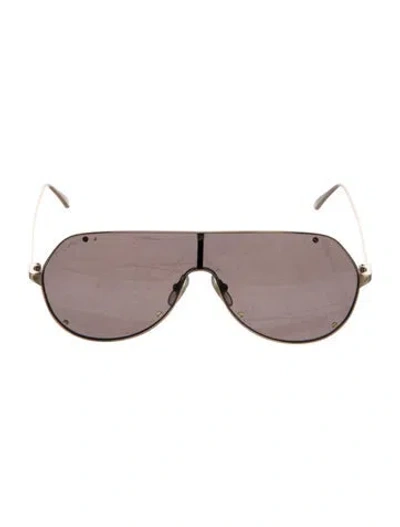 Pre-owned Cartier Santos De Cariter Shield Sunglasses