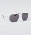 Cartier Santos De  Aviator Sunglasses In Gray