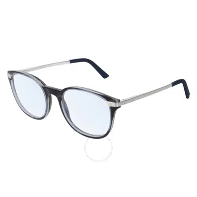 Cartier Santos De  Demo Phantos Men's Eyeglasses Ct0107o 004 51 In Blue