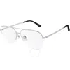Cartier Santos De  Demo Pilot Men's Titanium Eyeglasses Ct0256o 002 58 In Metallic