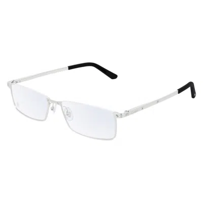 Cartier Santos De  Demo Rectangular Men's Eyeglasses Ct0169o 002 54