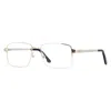 Cartier Santos De  Demo Rectangular Men's Eyeglasses Ct0203o 003 56