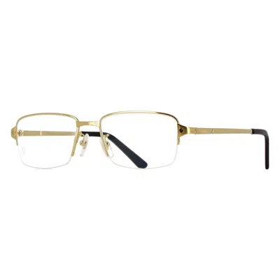 Cartier Santos De  Demo Rectangular Men's Eyeglasses Ct0443oa 001 54