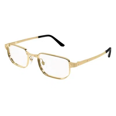 Cartier Santos De  Demo Rectangular Men's Eyeglasses Ct0481o 001 53