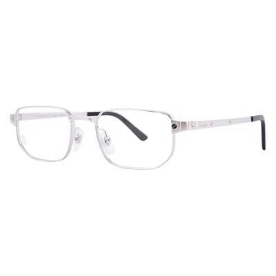 Cartier Santos De  Demo Rectangular Men's Eyeglasses Ct0481o 002 53