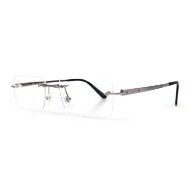 Cartier Santos De  Demo Rectangular Men's Eyeglasses Ct0511o 003 55 In White