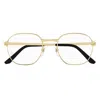 Cartier Santos De  Demo Round Men's Eyeglasses Ct0441o 001 51