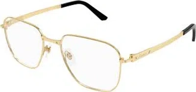 Cartier Santos De  Demo Square Men's Eyeglasses Ct0553o 005 56 In Pink