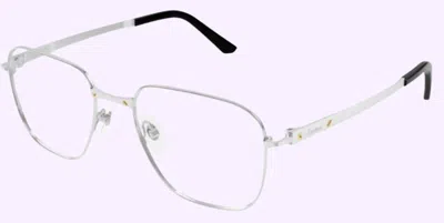 Cartier Santos De  Demo Square Men's Eyeglasses Ct0553o 006 56 In Purple