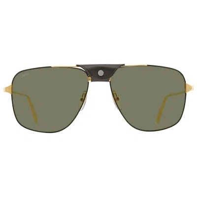 Cartier Santos De  Green Navigator Unisex Sunglasses Ct0037s 002 59