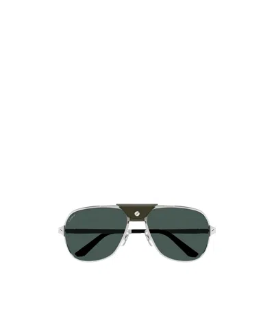 CARTIER CARTIER AVIATOR FRAME SUNGLASSES