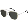 Cartier Santos De  Polarized Grey Phantos Men's Sunglasses Ct0326s 001 57