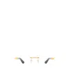 Cartier Santos De  Rectangle Frameless Glasses In White