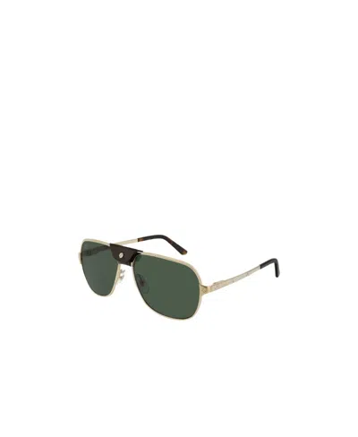 Cartier Santos De  Sunglasses In Black