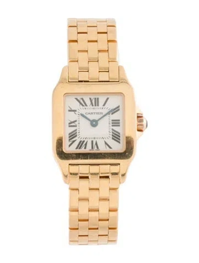 Pre-owned Cartier Santos Demoiselle Watch, 20mm In Multi