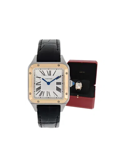 Pre-owned Cartier Santos Dumont 28mm In White