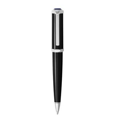 Cartier Santos-dumont Ballpoint Pen In Black