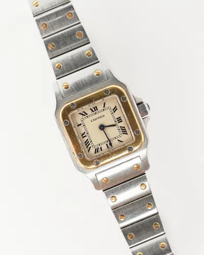 Cartier Santos Galbée 24mm Ref 166930 Watch In White
